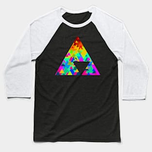 Rainbow Triangle Baseball T-Shirt